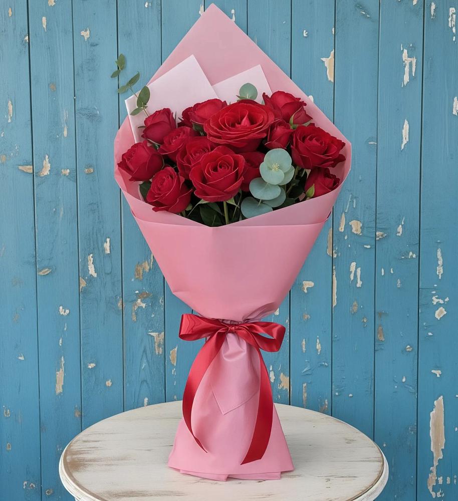Букет цветов из: Розы в Красной Пойме