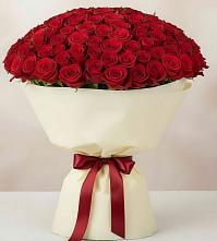 Букет 101 Красная роза Милано #REPLACE_PRED# Красной Пойме
