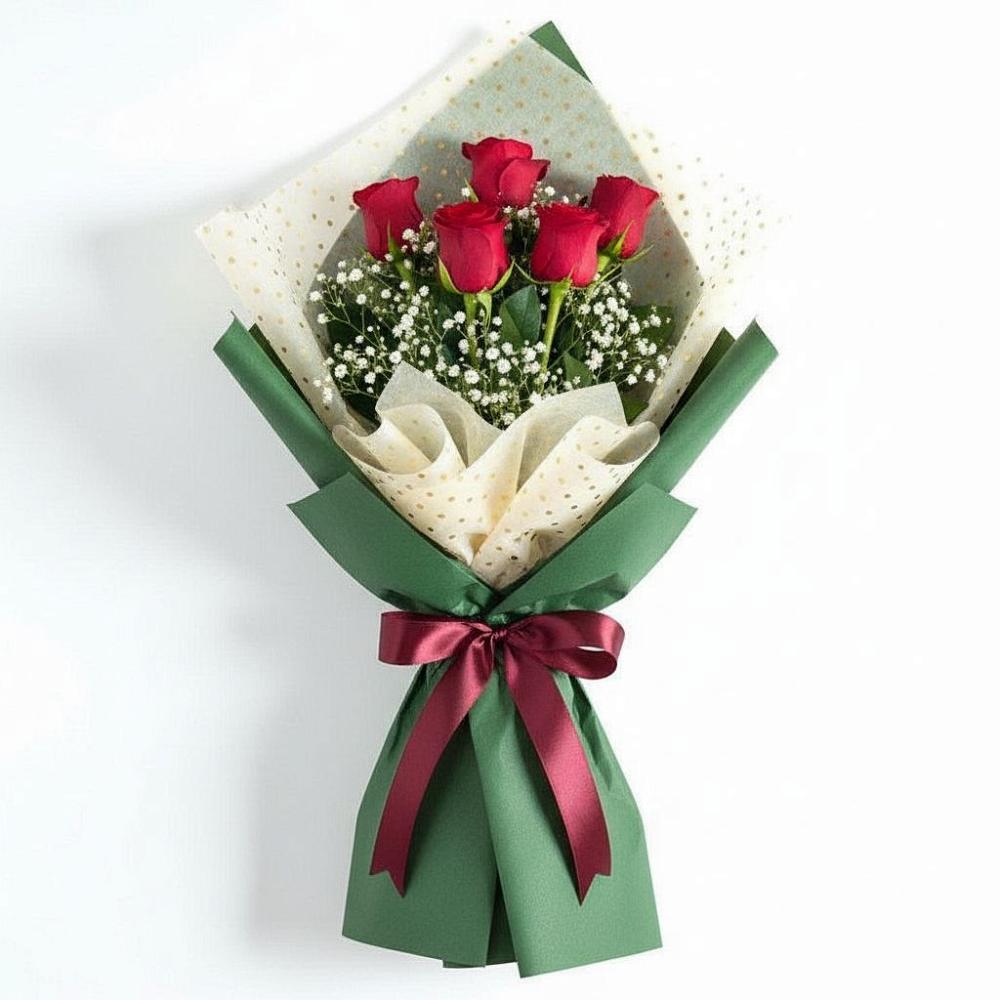 Букет цветов из: Розы в Красной Пойме