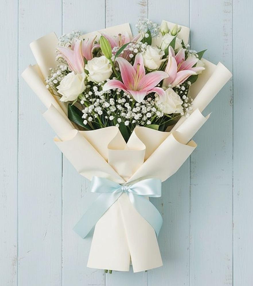 Букет цветов из: Лилии в Красной Пойме