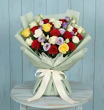 Букет цветов из:  Розы в Красной Пойме