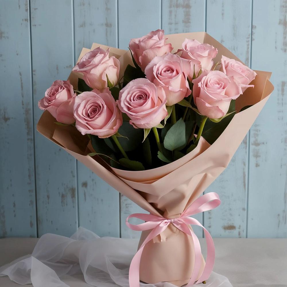 Букет цветов из: Розы в Красной Пойме