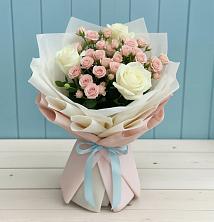 Букет цветов из:  Розы в Красной Пойме