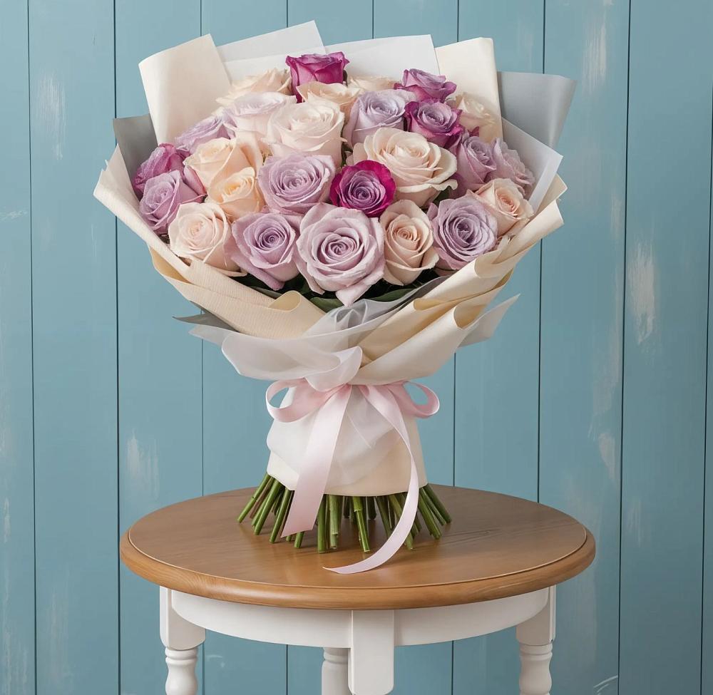 Букет цветов из: Розы в Красной Пойме