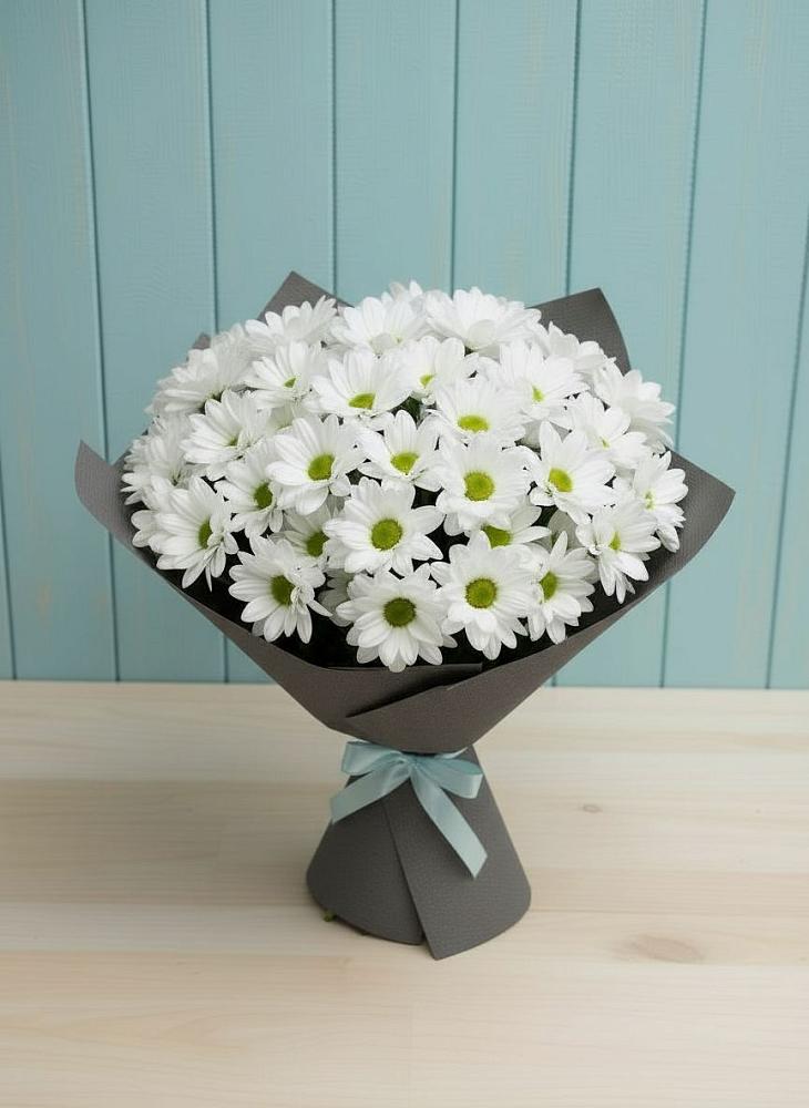 Букет цветов из: Хризантемы в Красной Пойме