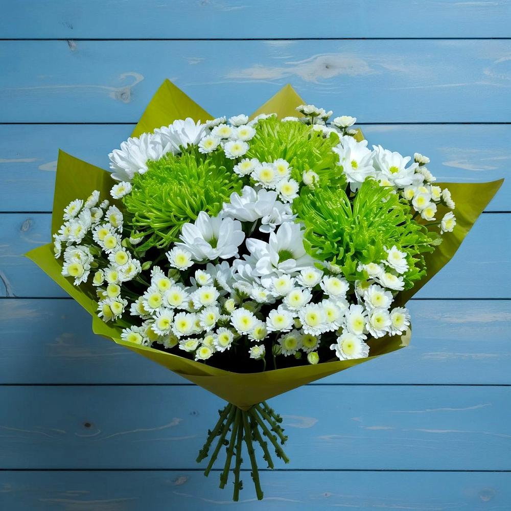 Букет цветов из: Хризантемы в Красной Пойме