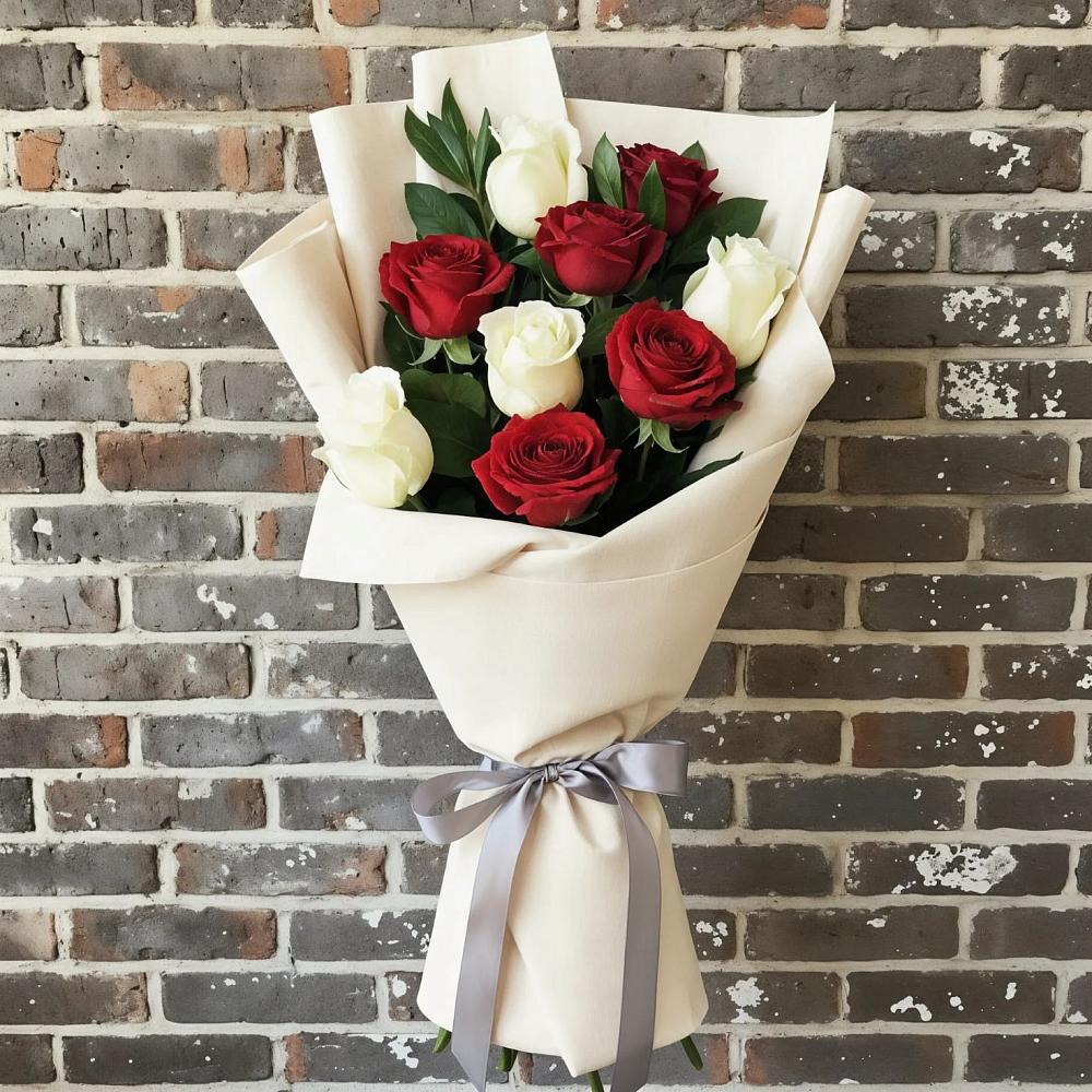 Букет цветов из: Розы в Красной Пойме