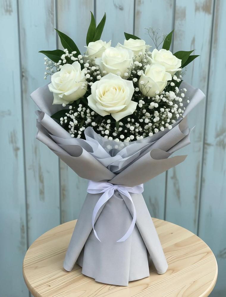 Букет цветов из: Розы в Красной Пойме