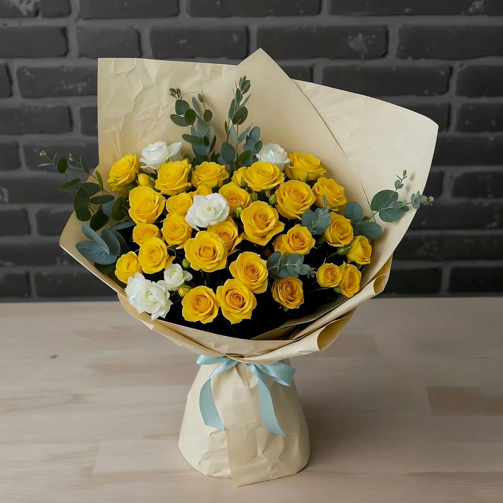 Букет цветов из: Розы в Красной Пойме