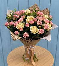 Букет цветов из:  Розы в Красной Пойме