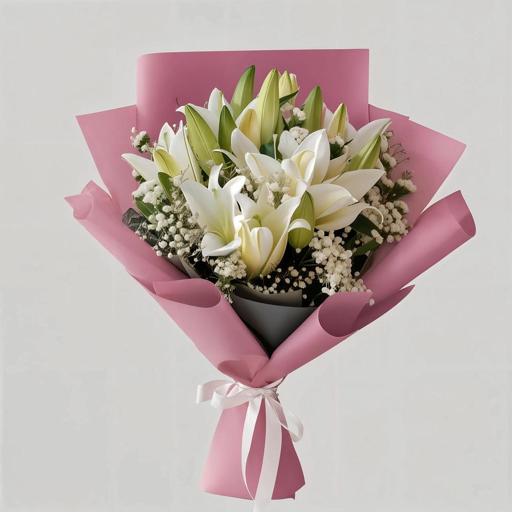 Букет цветов из: Лилии в Красной Пойме