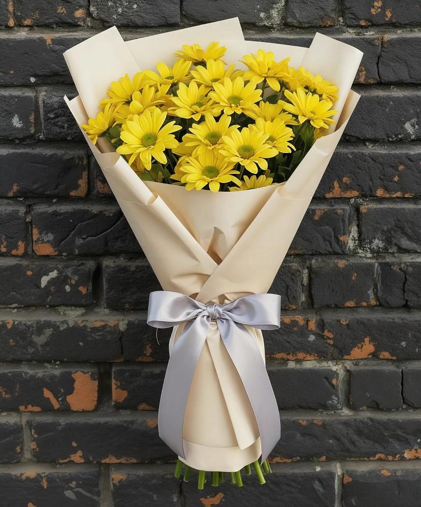 Букет цветов из: Хризантемы в Красной Пойме