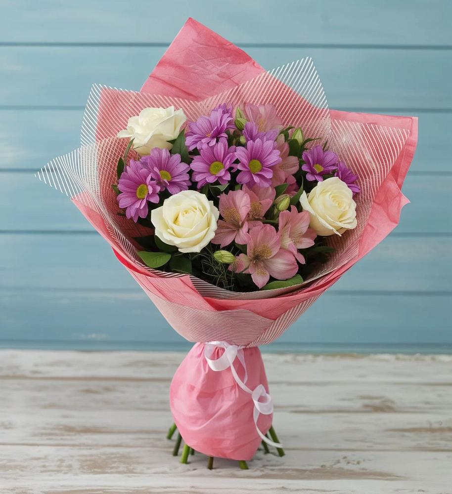 Букет цветов из: Герберы в Красной Пойме