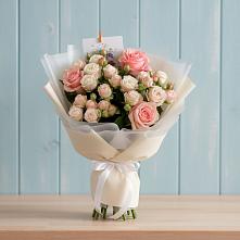 Букет цветов из:  Розы в Красной Пойме